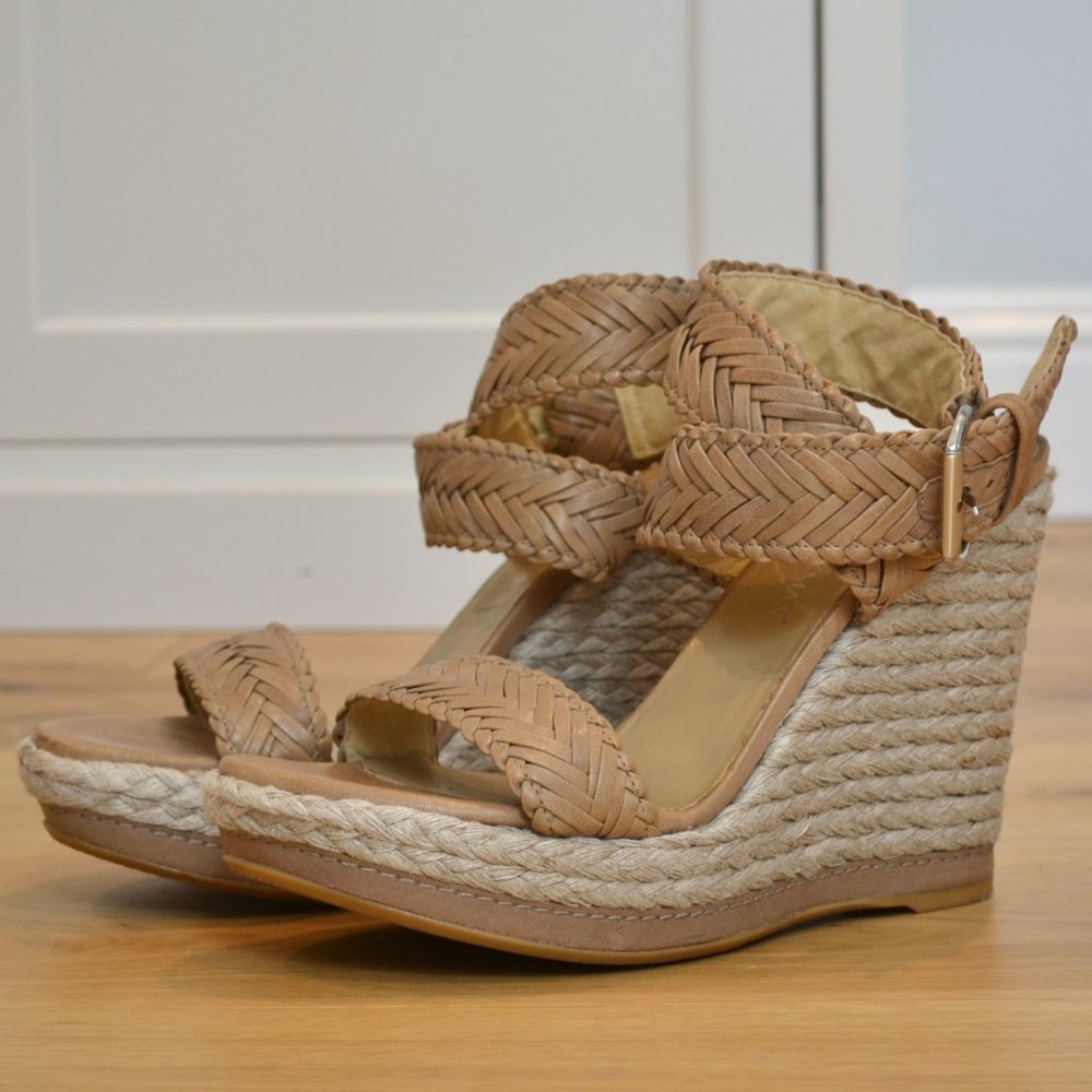 Stuart Weitzman Elixir Wedge Sandal - image 2